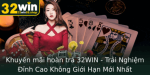 Khuyen Mai Hoan Tra 32Win Trai Nghiem Inh Cao Khong Gioi Han Moi Nhat